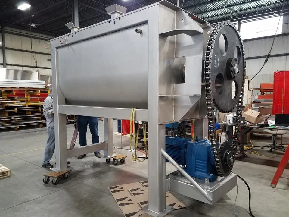 Keystone Fabricating Inc. team members and fabricated products